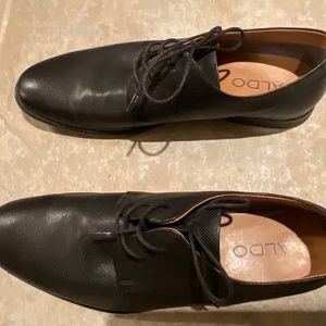 Mens Aldo Black Dress Shoes. Size 11
